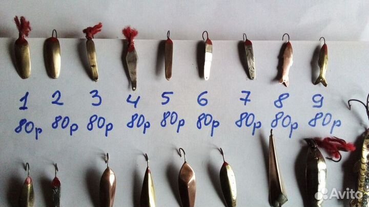 Мормышки СССР Зимние блесны ручной работы