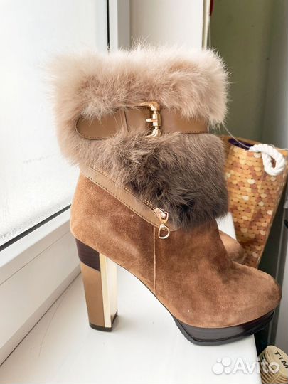 Зимние ботильоны 38