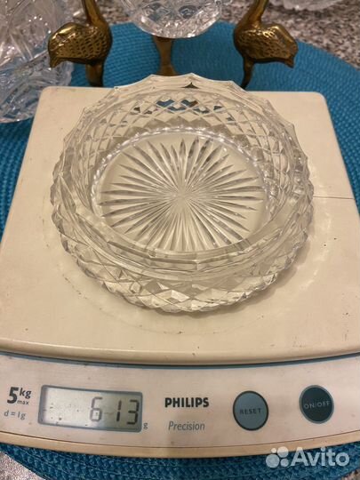 Пепельница хрусталь СССР