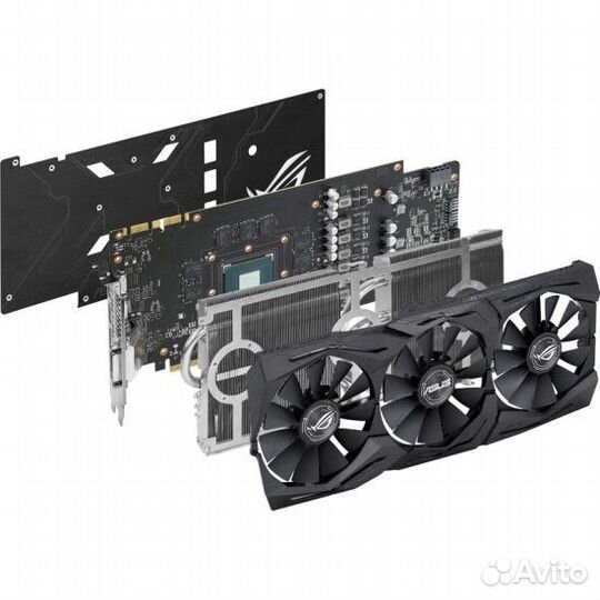 Новая Видеокарта Asus GeForce GTX 1070 strix OC