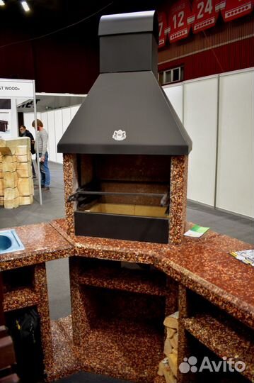 Модульный комплекс барбекю, печь под казан,гриль