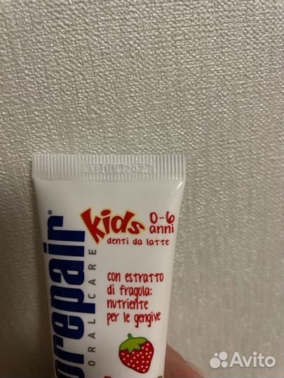 Зубная паста biorepair 0-6 лет (с завод. пломбой)