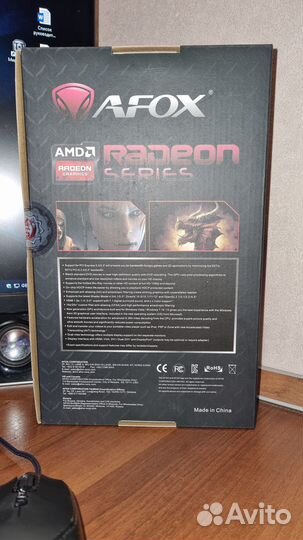 Игровая видеокарта Afox RX 570 8 Gb, DDR 5