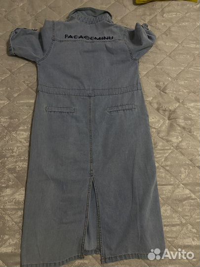 Платье джинсовое