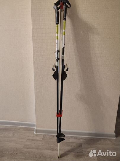 Беговые лыжи + палки + крепления