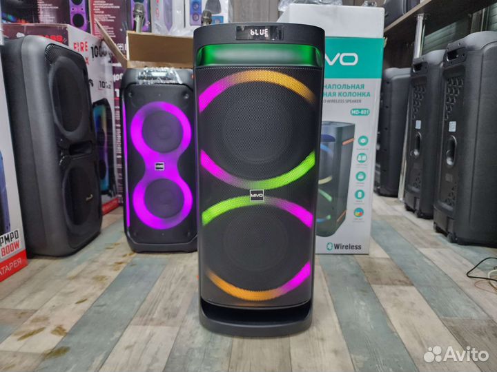 Акустическая система mivo 801 микрофон 2шт 120Ватт