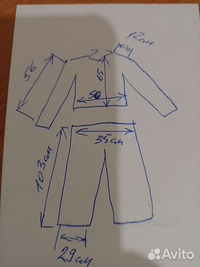 Льняной костюм женский 46-48 Италия