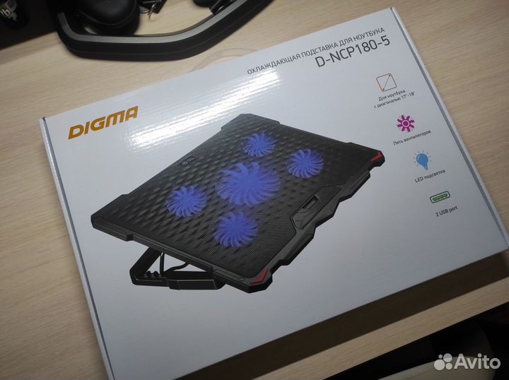 Подставка с охлаждением для ноутбука 17