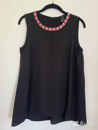 Топ блузка женский черный 44-46