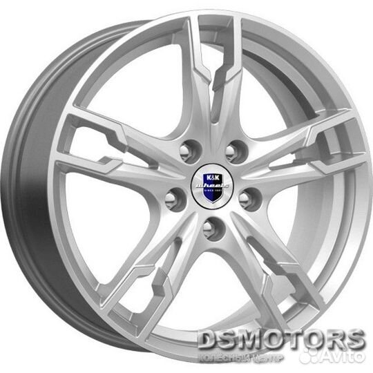 Диски Солар 7/17 5x114.3 ET50 d67.1 сильвер