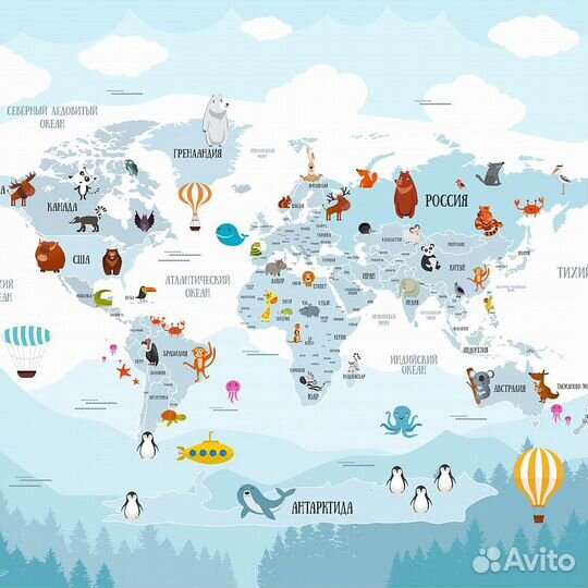 Детские фотообои 