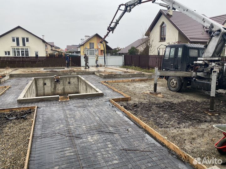 Дом баня гараж под ключ кровля фундамент