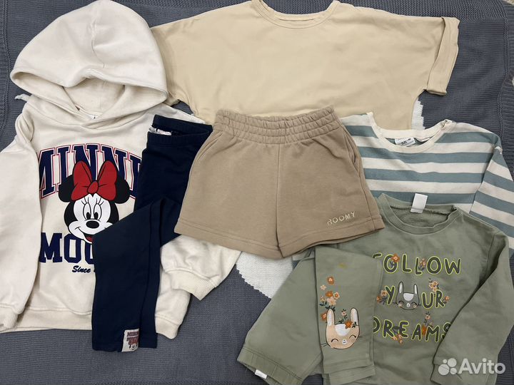 Пакет брендовых вещей на девочку р 92, 98