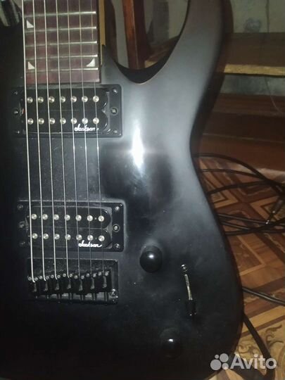 Jackson JS22-7, Black, ArchTop