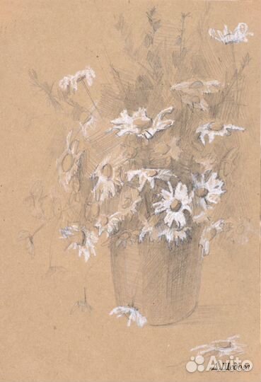 Рисунки карандашом, углем и в см. технике. Часть 6