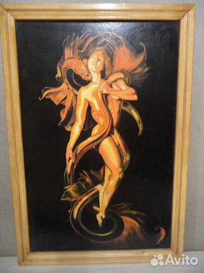 Картина Фэнтези копия работы Джули Белл Julie Bell