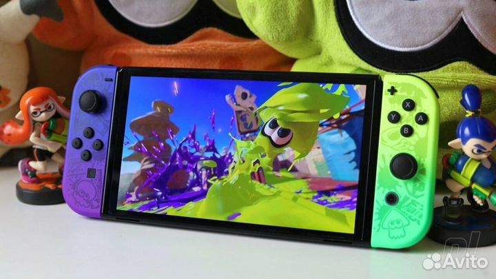 Nintendo switch oled splatoon 3 edition
