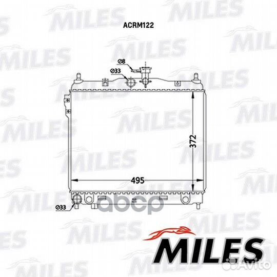 Радиатор (механическая сборка) hyundai getz 1.1