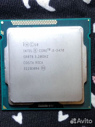 Процессор intei core i5 - 3470