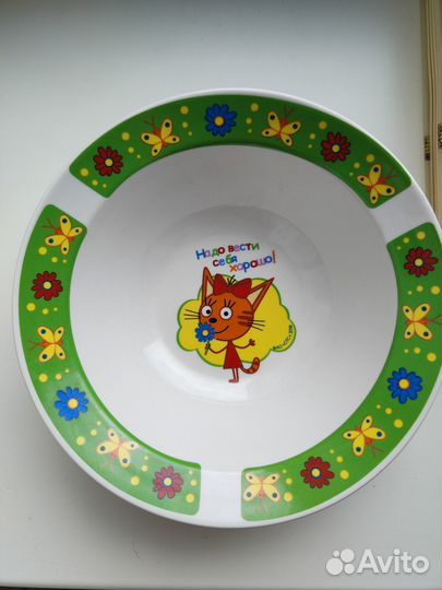 Детская тарелочка с Карамелькой