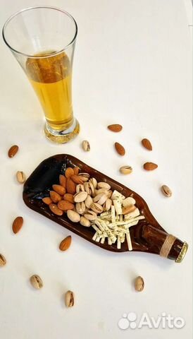 Тарелка для снэков из бутылки