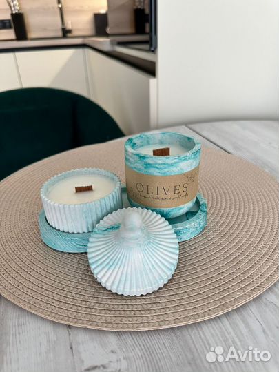 Подарочный набор с ароматическими свечами