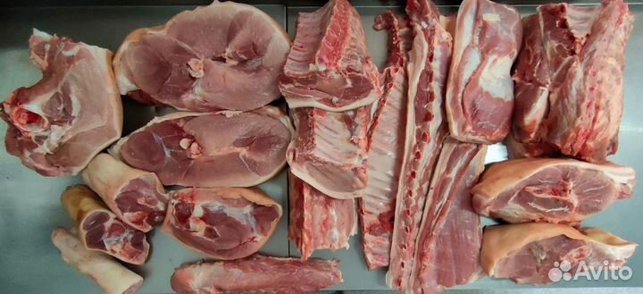 Мясо свинина в полутушах или разделка с доставкой