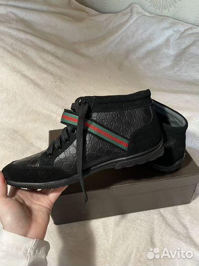 Ботинки gucci унисекс (41-42)(Vintage)