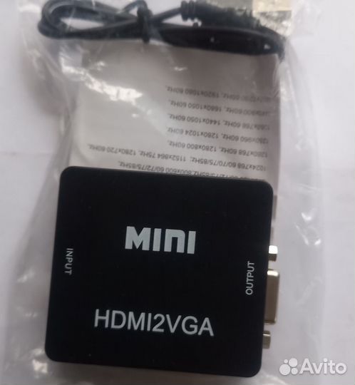 Конвертор AV в VGA