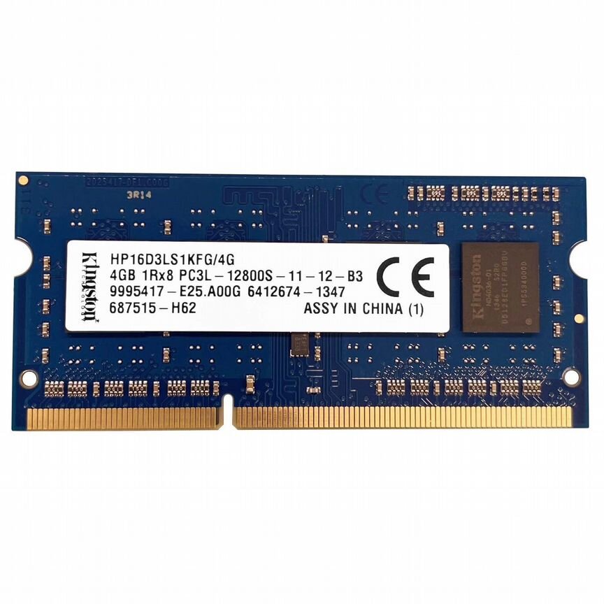 [HP16D3LS1KFG/4G] Оперативная Память Kingston 4gb Hp16d3ls1kfg/4g