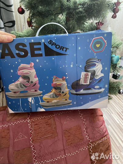 Коньки детские раздвижные новые