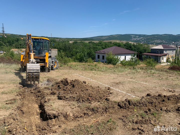 Услуги экскаватора погрузчика