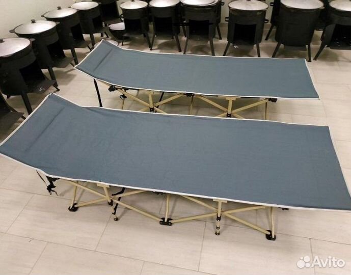 Раскладушка туристическая, быстросборная