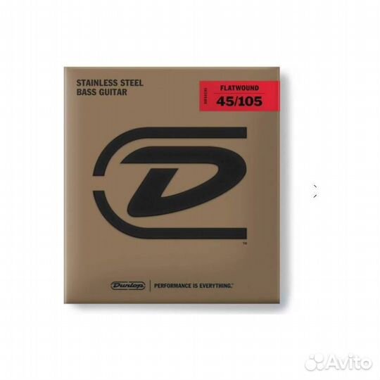 Dunlop bass flatwnd LG scale 45/105-4/SET dbfs451