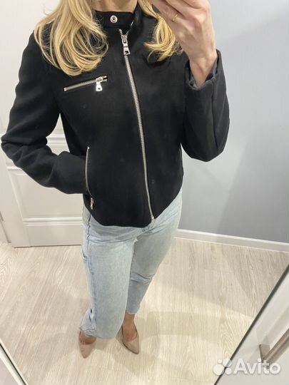 Куртка пальто укороченное шерсть Gap M