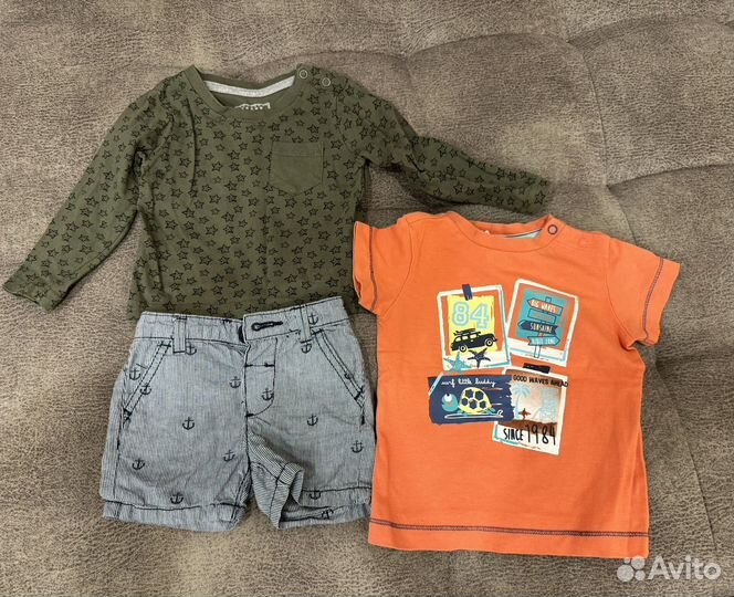 Вещи на мальчика 0-6 месяцев