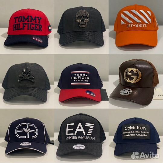 Бейсболка кепка разных брендов (premium)