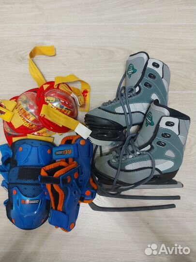 Коньки 29 р-р + защита