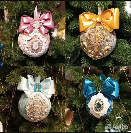 Ёлочные игрушки ручной работы