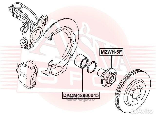 Ступица передняя