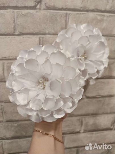 Бантики для волос ручной работы