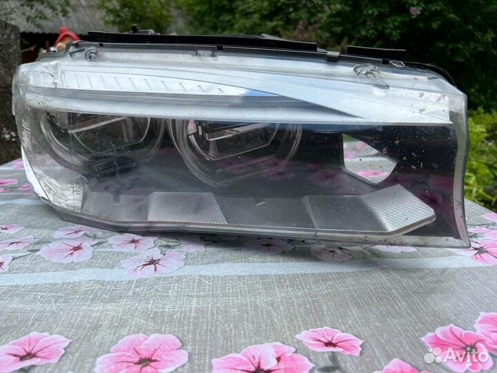 Led фара bmw x5 х6 f15 f16 на запчасти