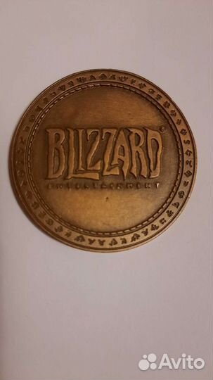 Жетон монета Blizzard World Of Warcraft 15 лет