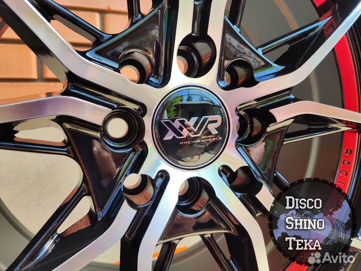 Диски новые XXR Racing R15 4*100 *Black/Red*