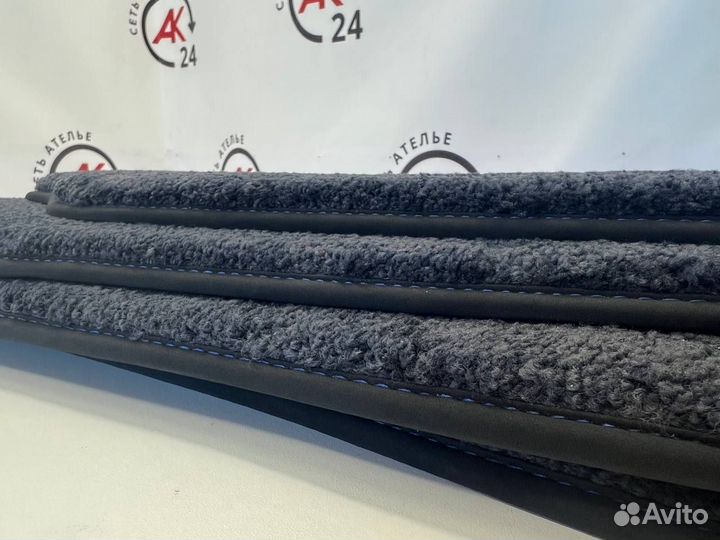 Коврики Mercedes W140 Luxary синий