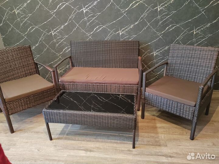 Набор плетёный садовый новый