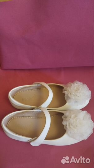 Туфли для девочки праздничные 31 размер