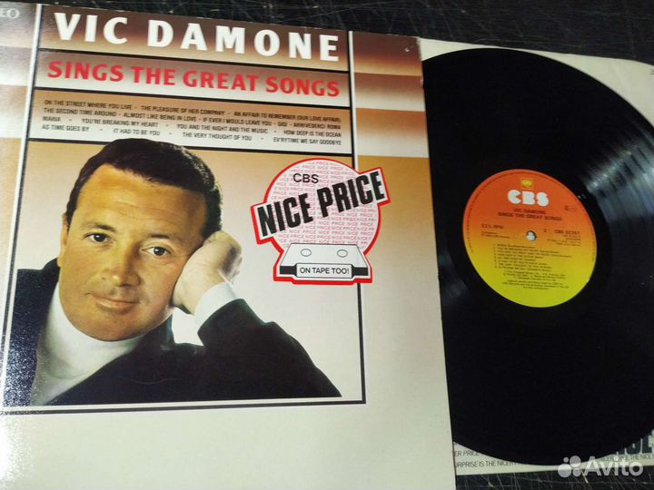 Paul Davis Vic Damone Фирменный винил