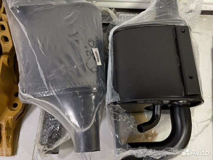 Глушитель на Jcb