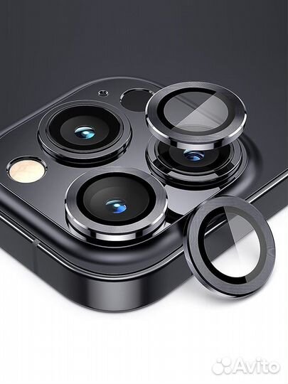Защитные линзы для камеры iPhone 11-15